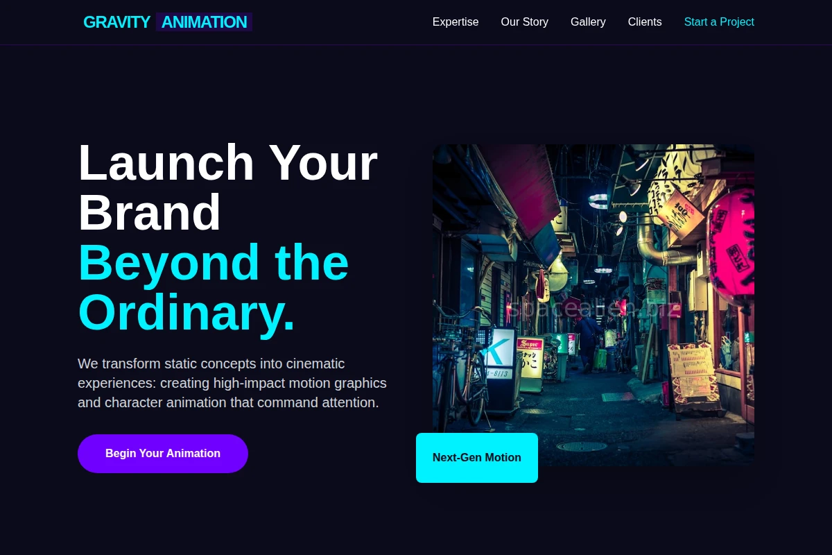 Gravity Animation